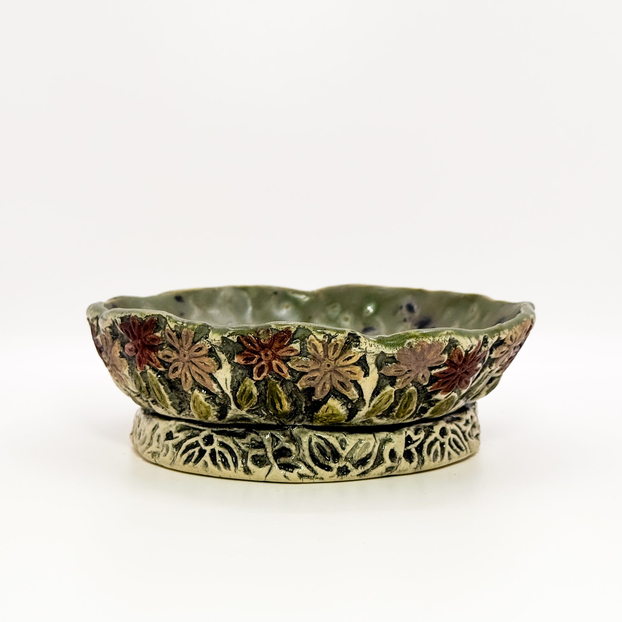 Green Face bowl