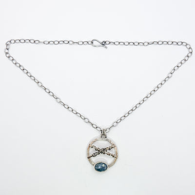 Aqua Kyanite Necklace