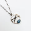 Aqua Kyanite Necklace