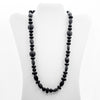 Sandblasted mixed bead necklace