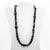 Sandblasted mixed bead necklace