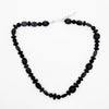 Sandblasted mixed bead necklace