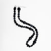 Sandblasted mixed bead necklace