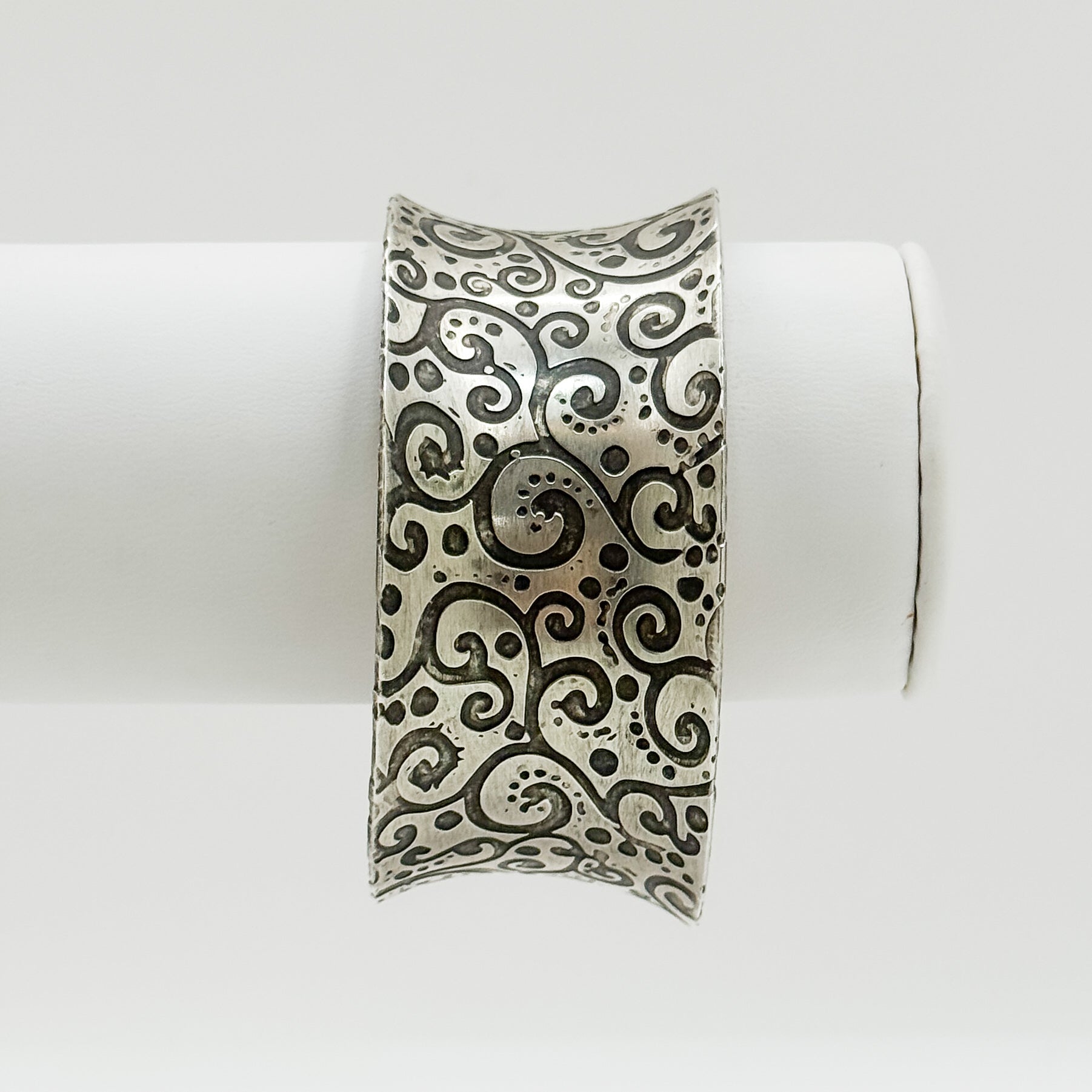 Sterling Silver Spiral cuff