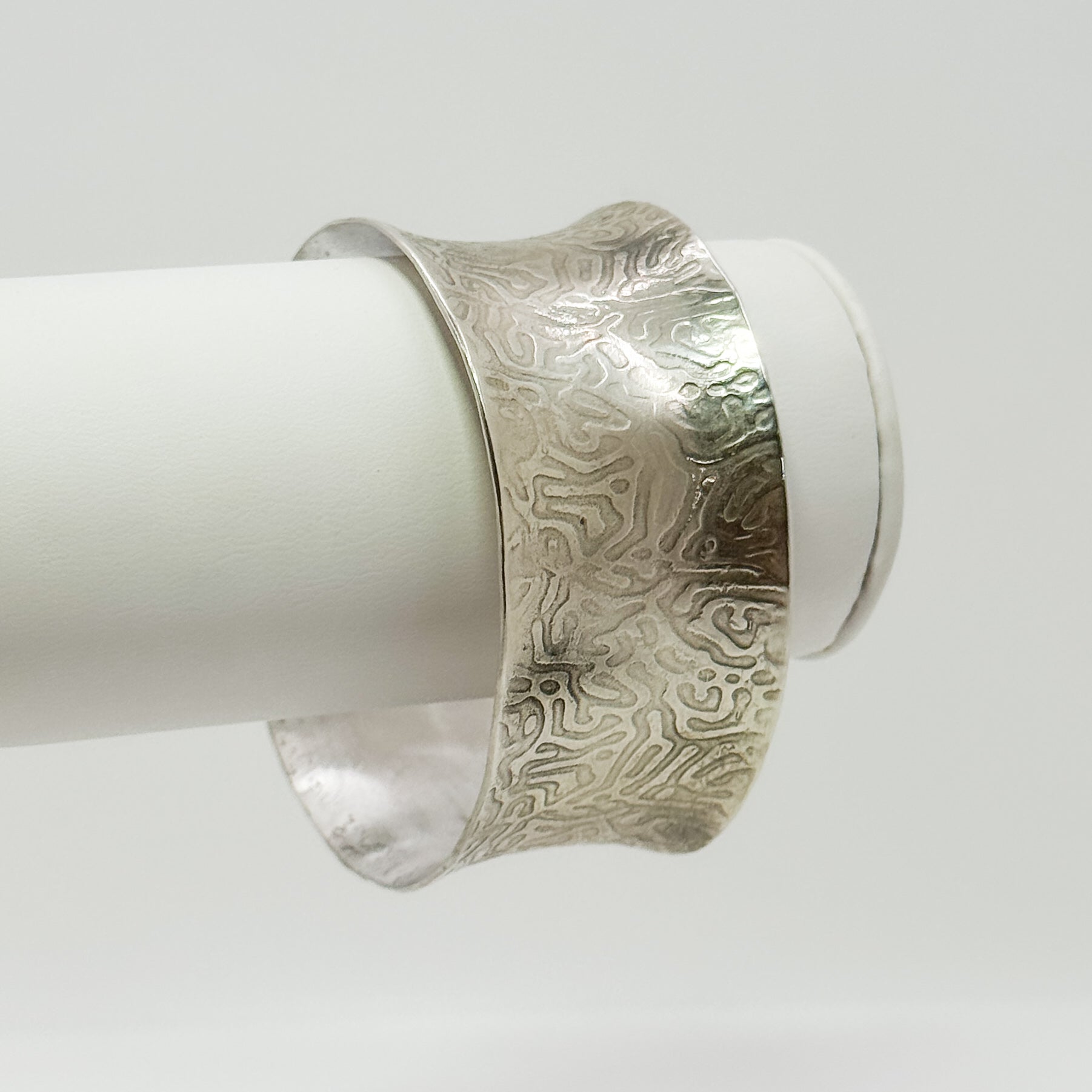 Sterling Silver Patterned cuff