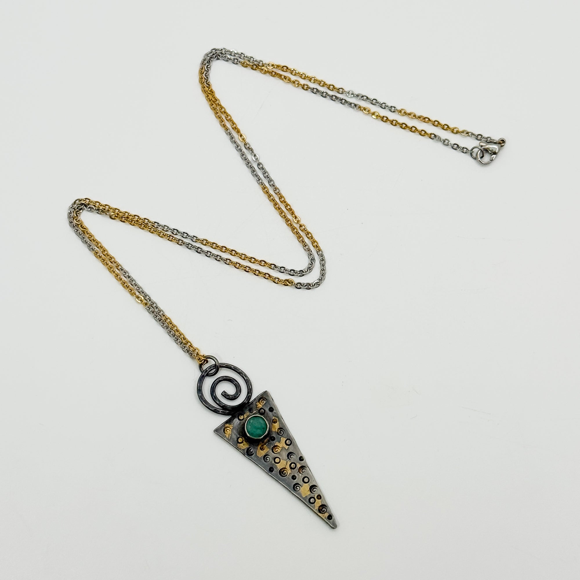 Emerald Keum Boo Pendant necklace