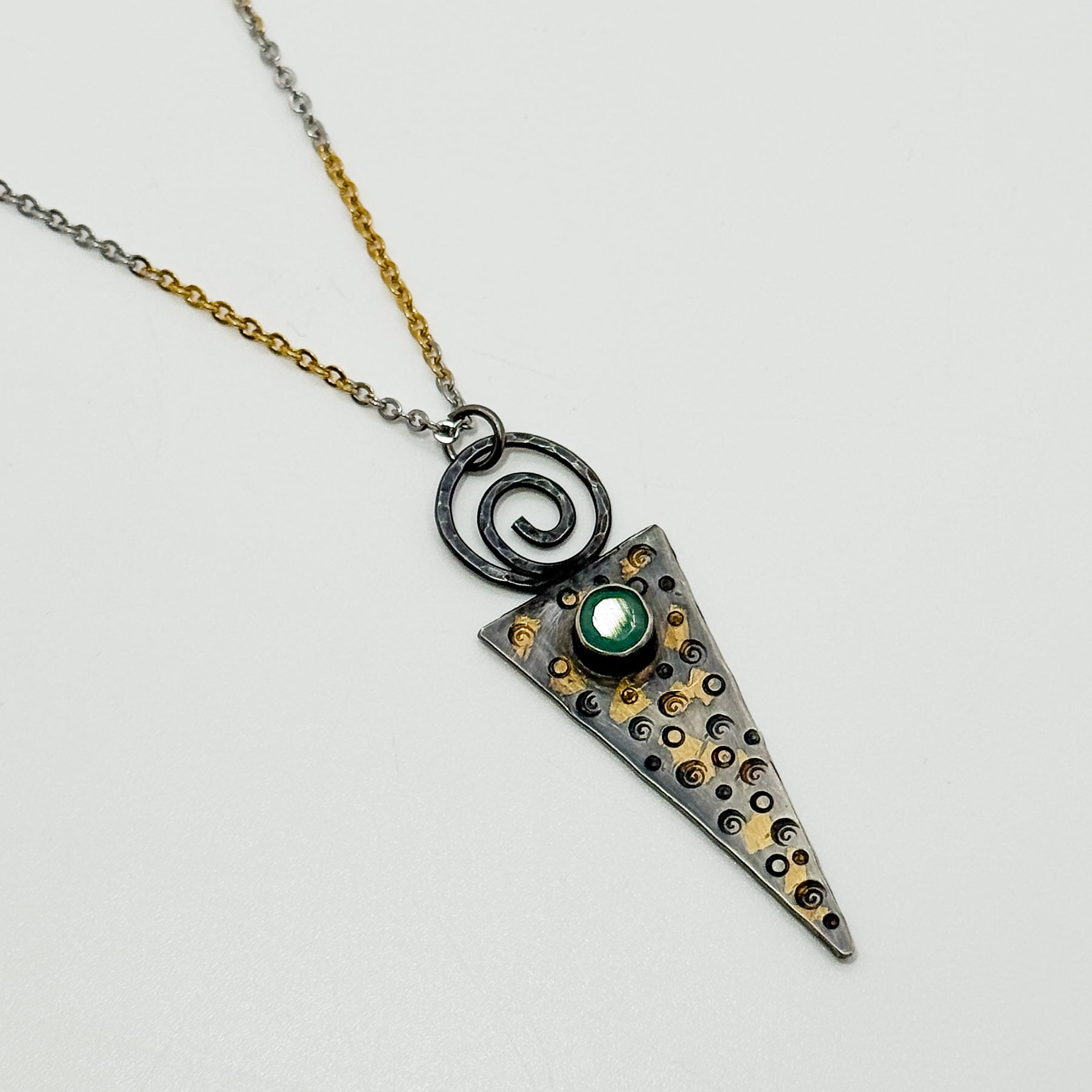 Emerald Keum Boo Pendant necklace