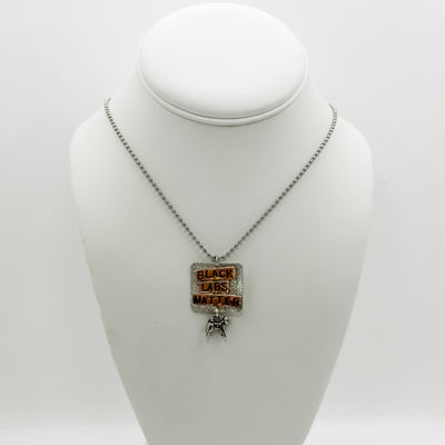 Black Labs Matter necklace