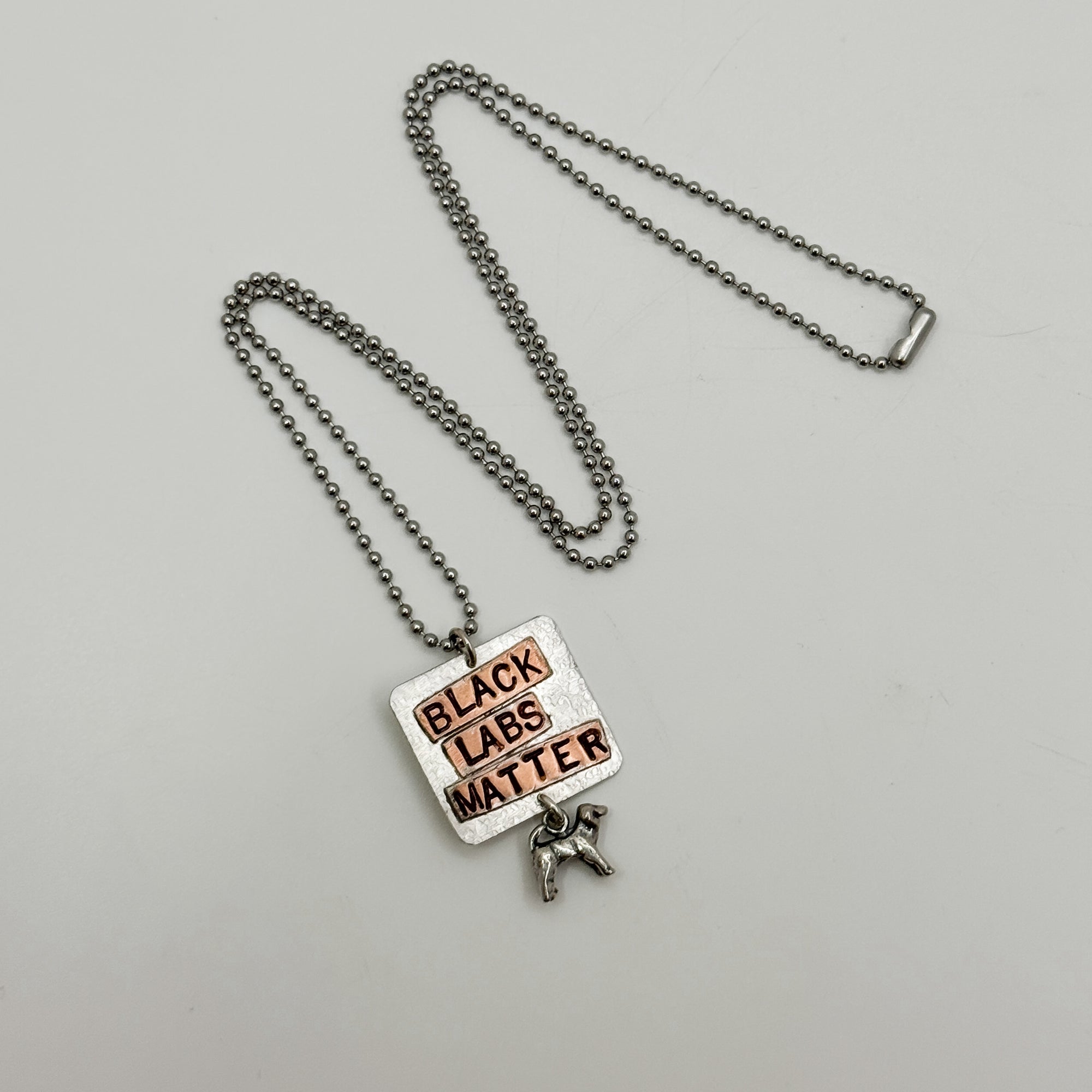 Black Labs Matter necklace