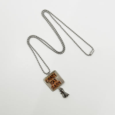 Crazy Cat Lady necklace