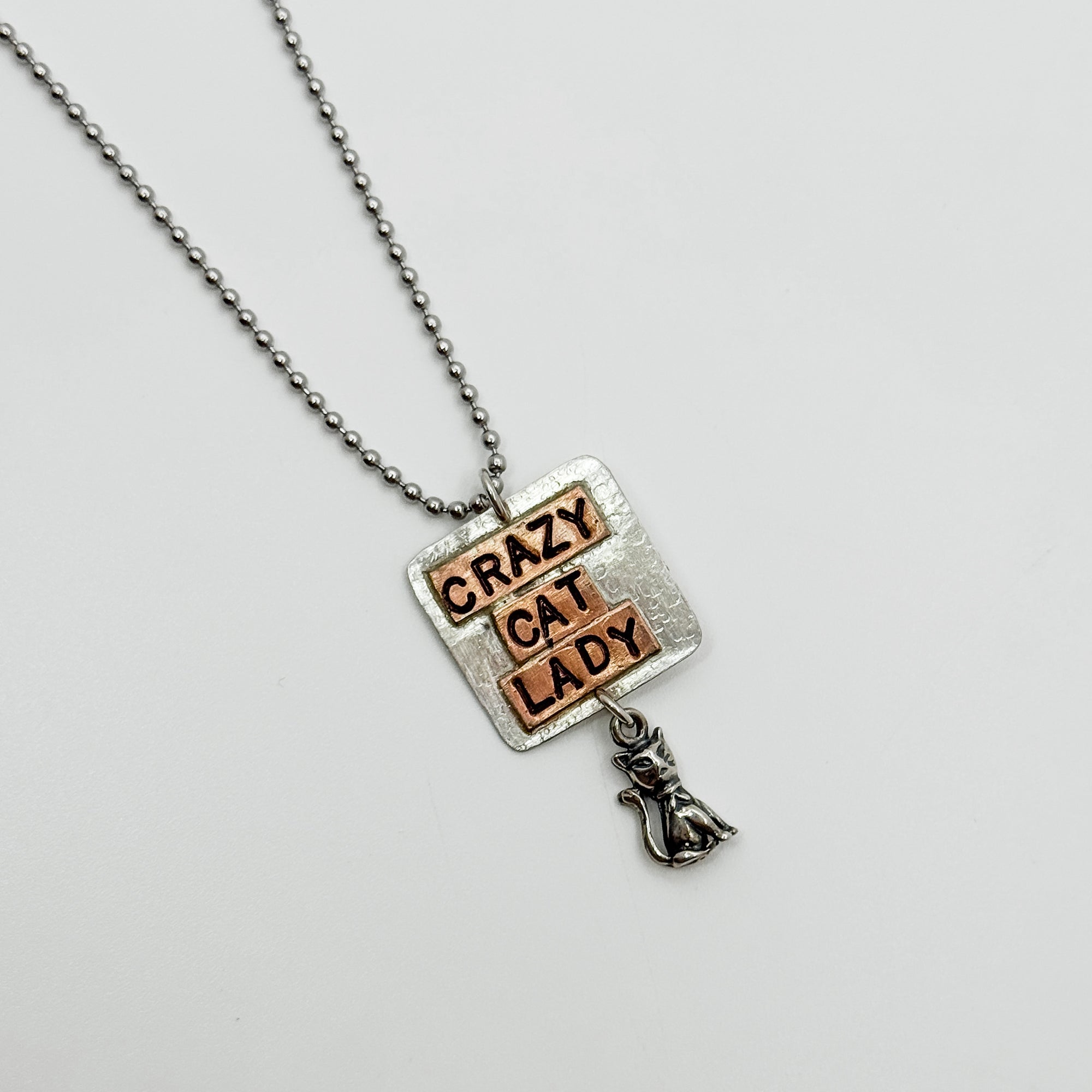Crazy Cat Lady necklace