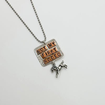Not My First Rodeo necklace