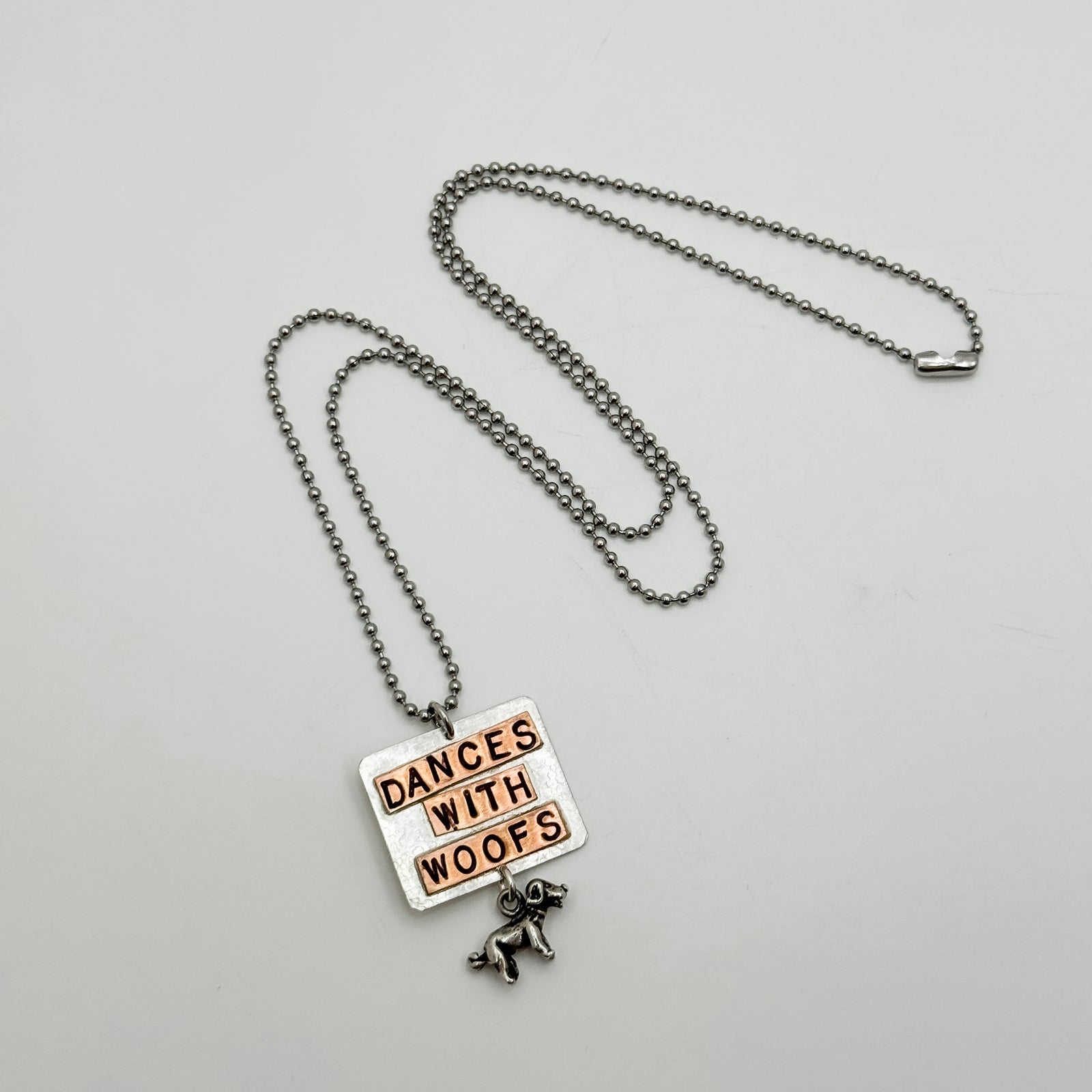 Dances With Woofs necklace