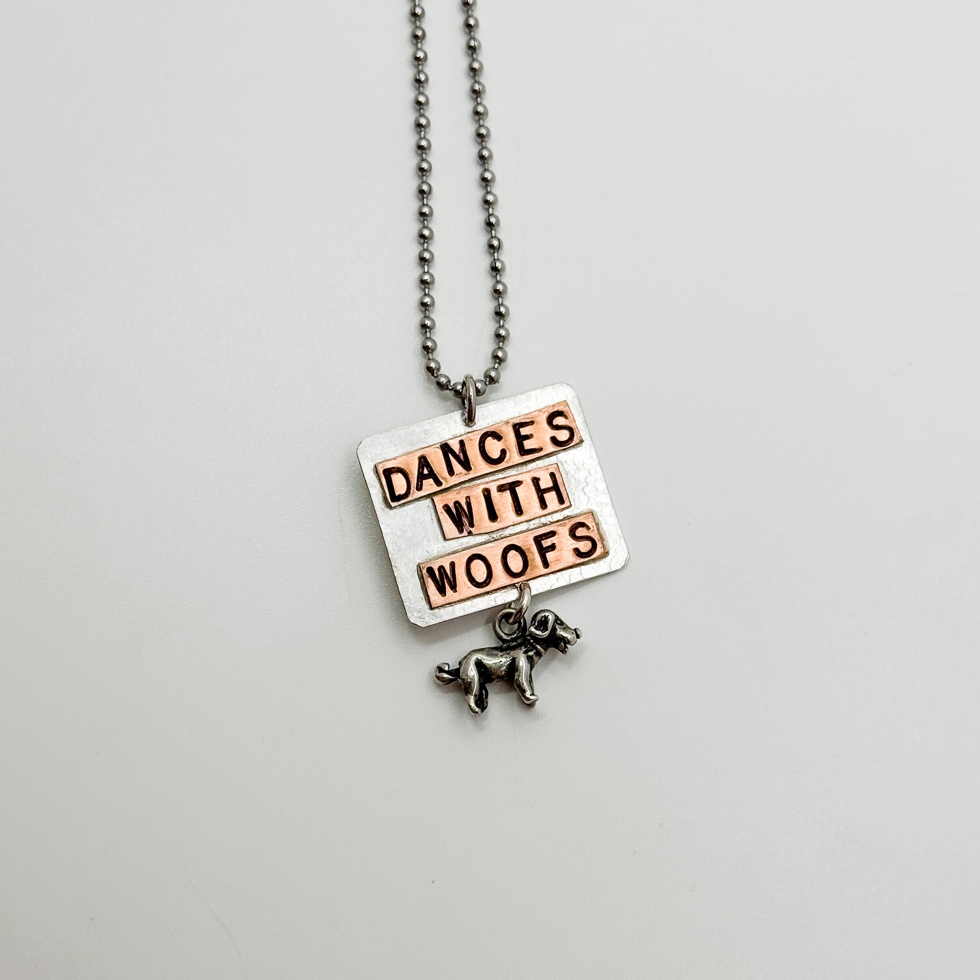 Dances With Woofs necklace
