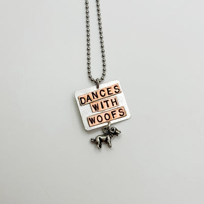 Dances With Woofs necklace