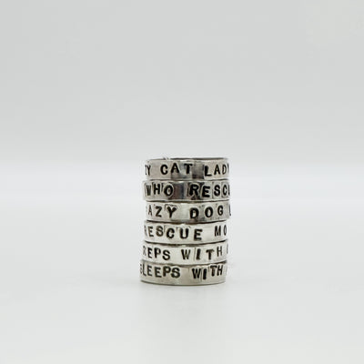 Crazy Dog Lady ring