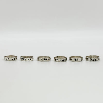 Crazy Dog Lady ring