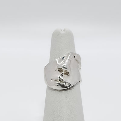 Half face ring