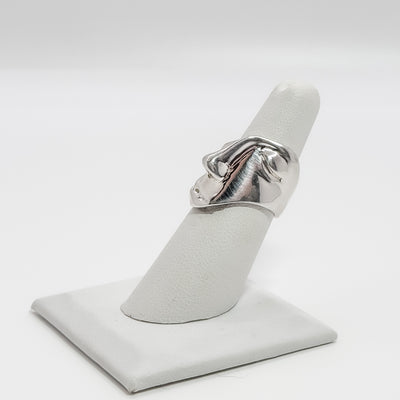 Half face ring