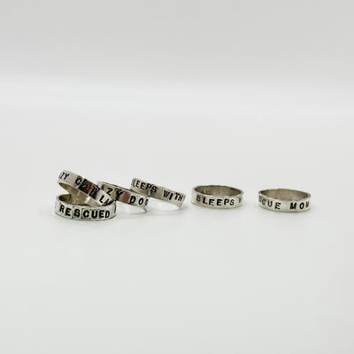 Crazy Dog Lady ring