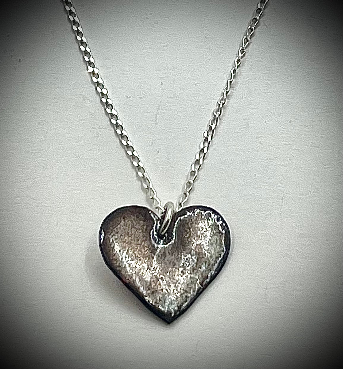 Red Enamel Heart Pendant Necklace