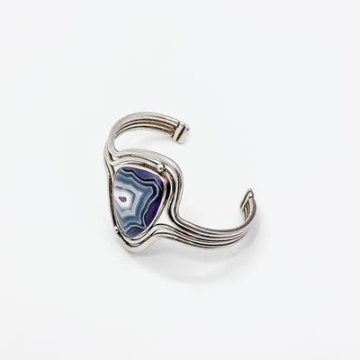 Crazy lace agate cuff