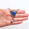 Light oxidized pearl & opal necklace