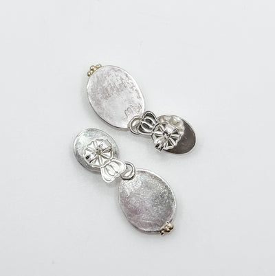 18k opal earrings