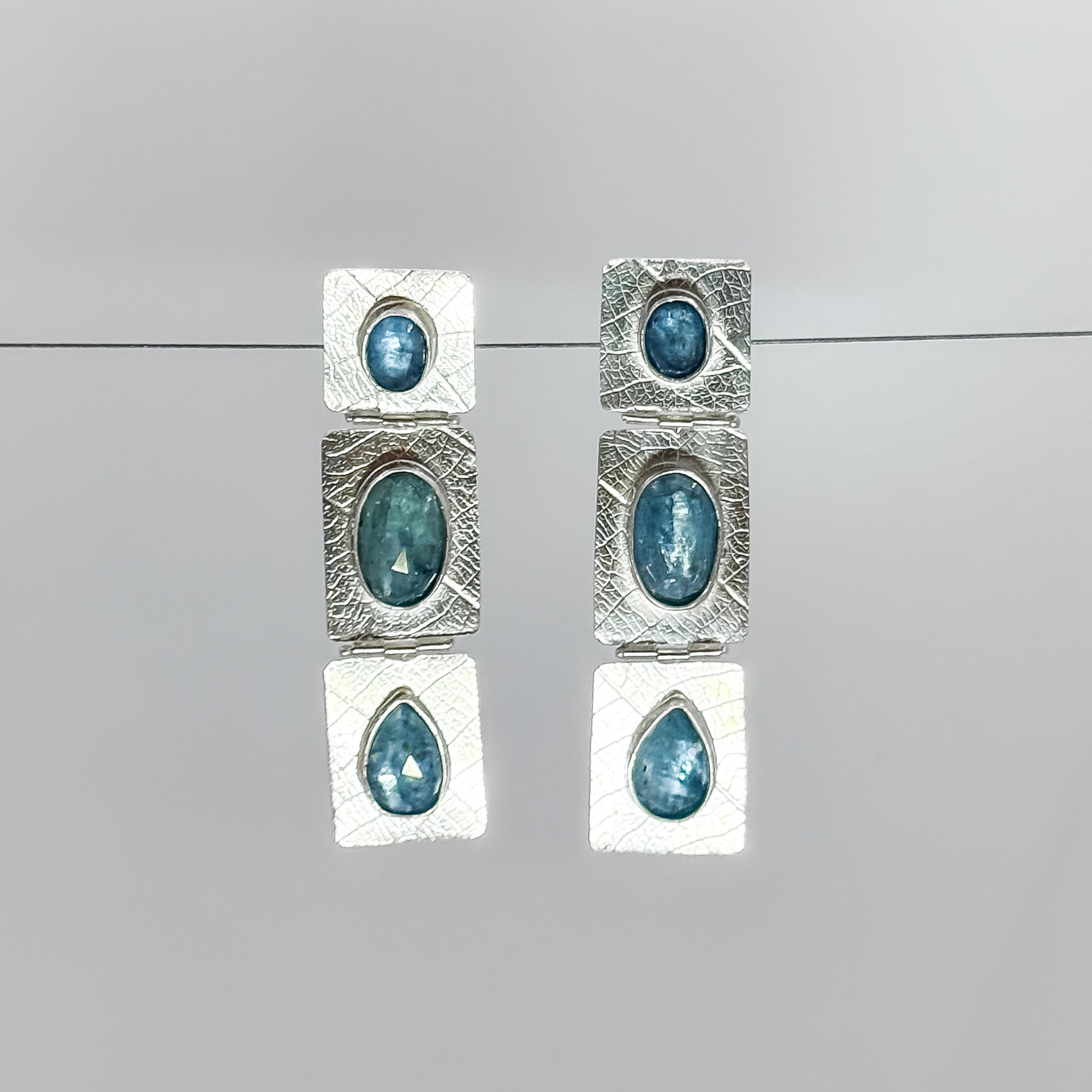 kyanite earrings