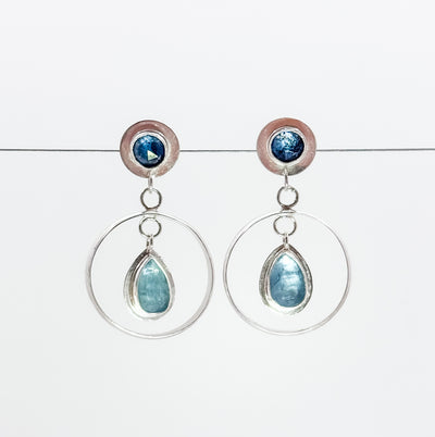 Kyanite earrings