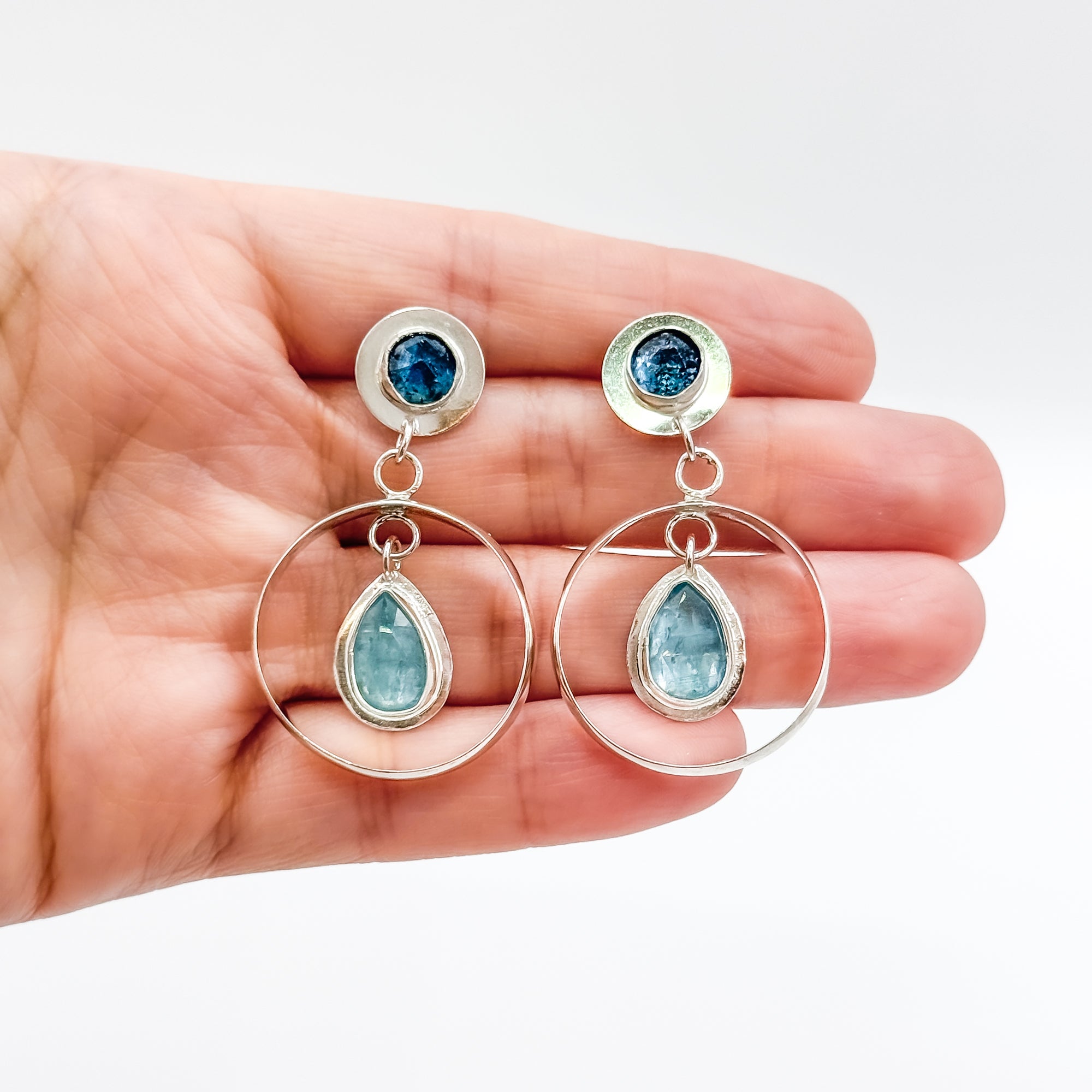 Kyanite earrings