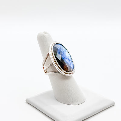 Labradorite ring