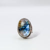 Faceted Labradorite ring