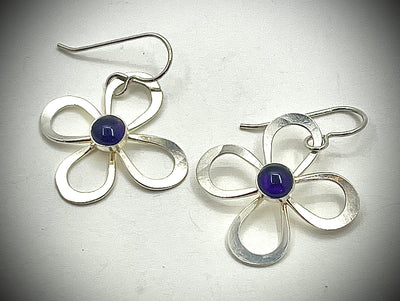 Amethyst Dee Daisy Earrings