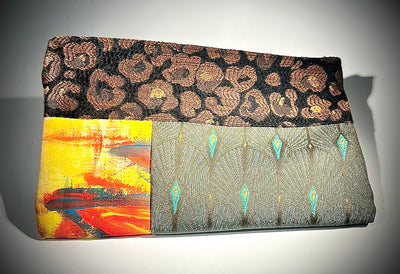 Small Pouch with Stripes
