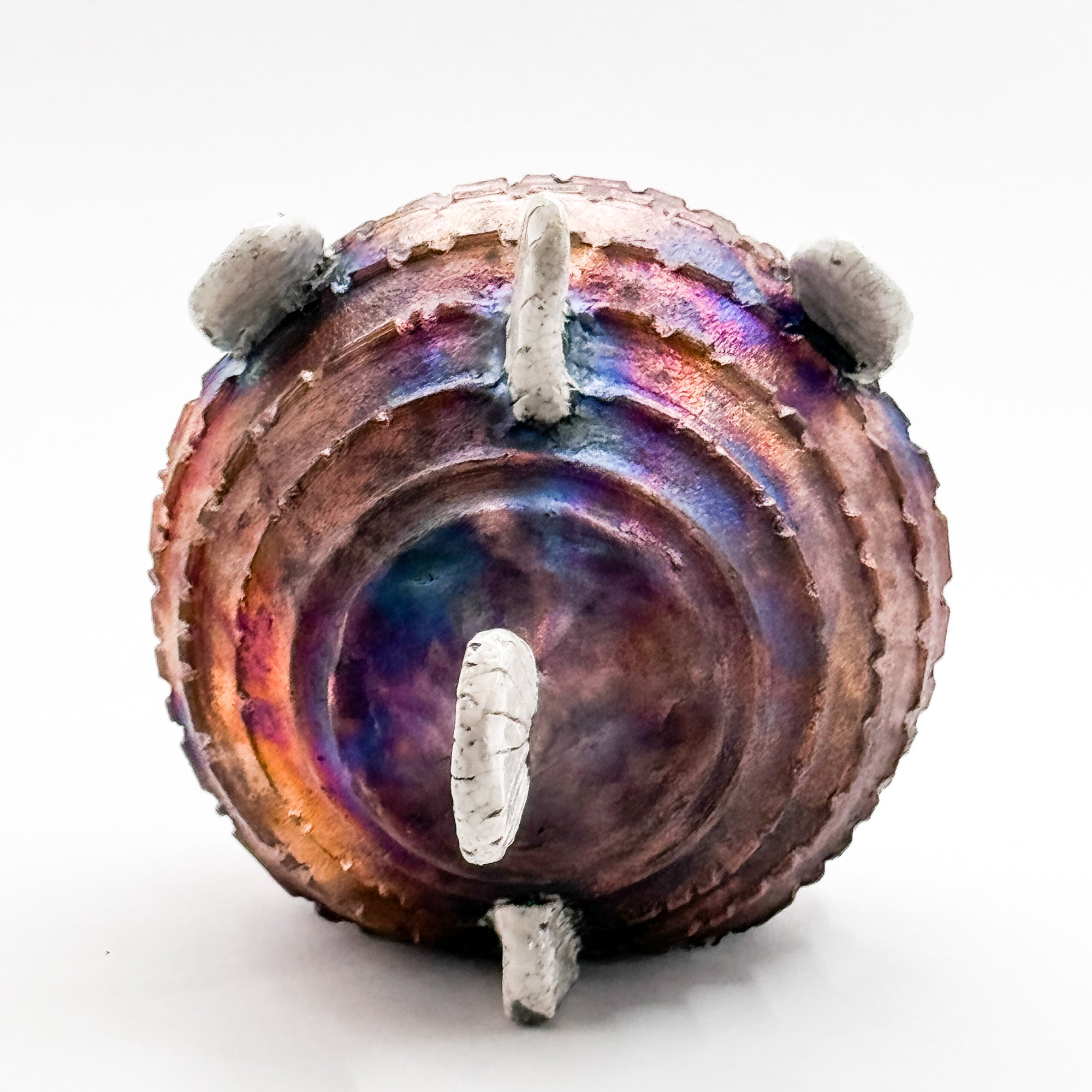 Puffer Fish in copper/multicolor