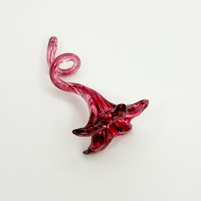 Glass Mini Flowers in Fuchsia