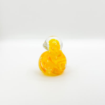 Glass Chicks in yellow