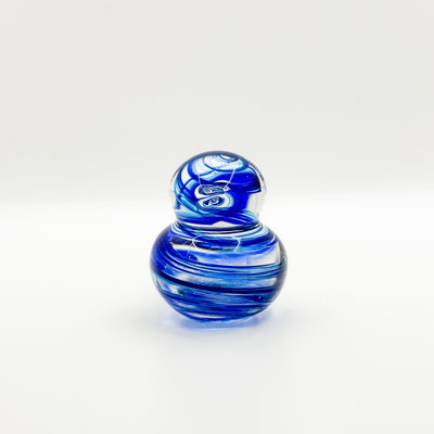 Glass Chicks in blue