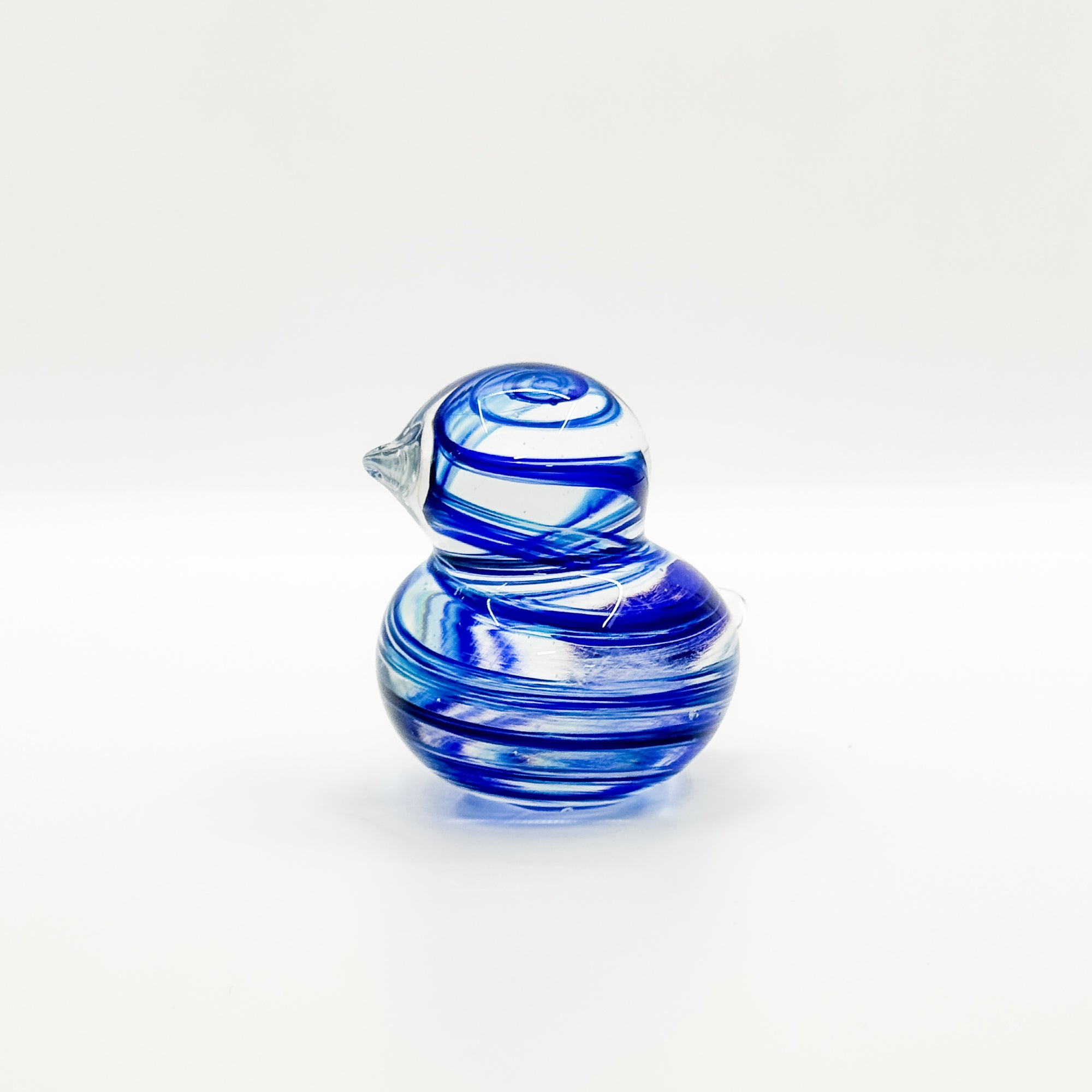 Glass Chicks in blue