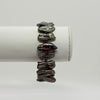 Peacock stick, single strand, pearl bracelet