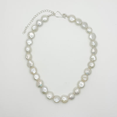 Coin pearl necklace