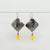 Goat citrine earrings