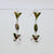 Amy Triangle with unakite earrings