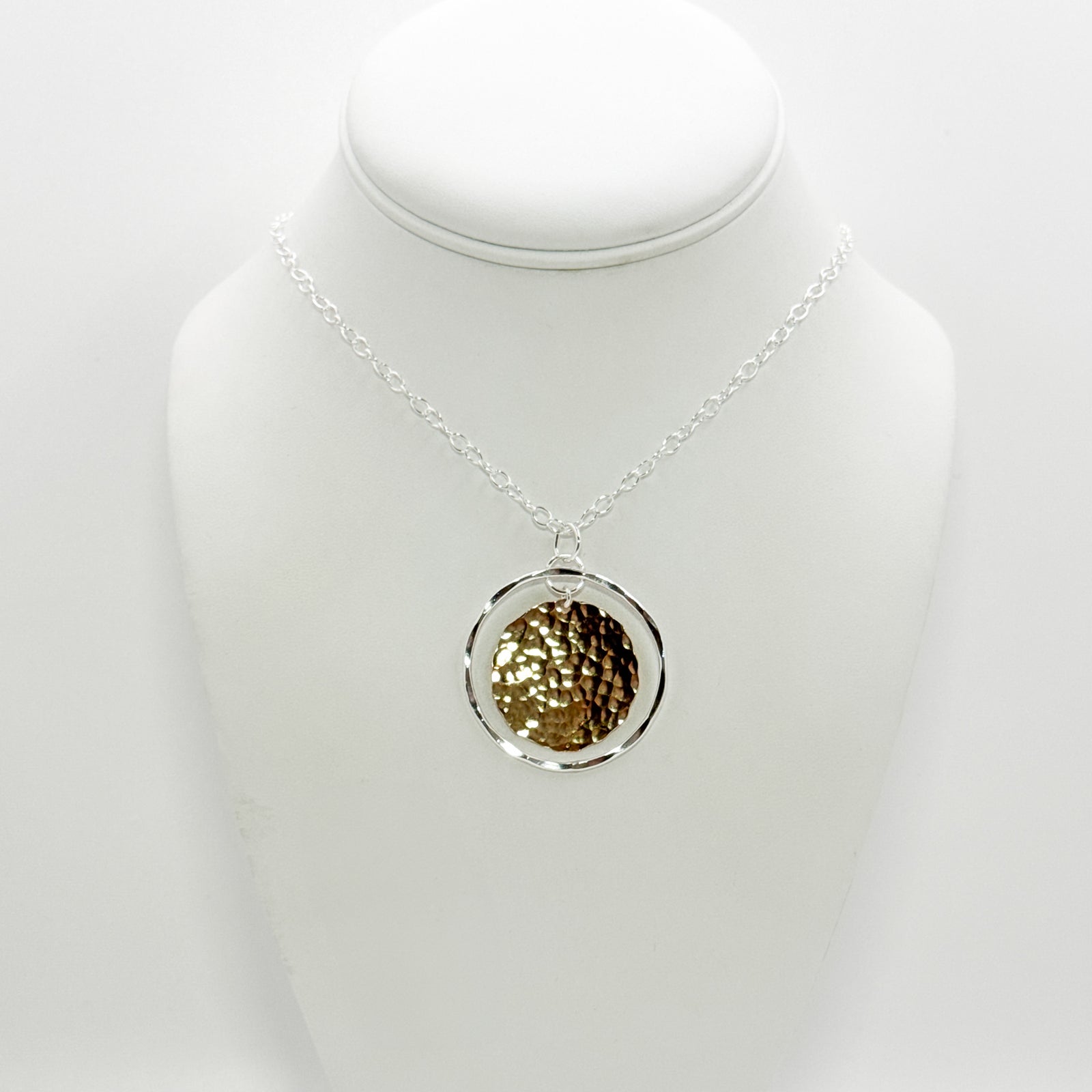 Disk in Orbit necklace