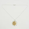 Disk in Orbit necklace