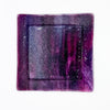 Fuchsia Swirl with Robin's Egg stripes square tray