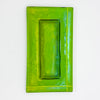 Chartreuse with yellow accent lines
