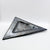 Triangle Tray Set: black/white