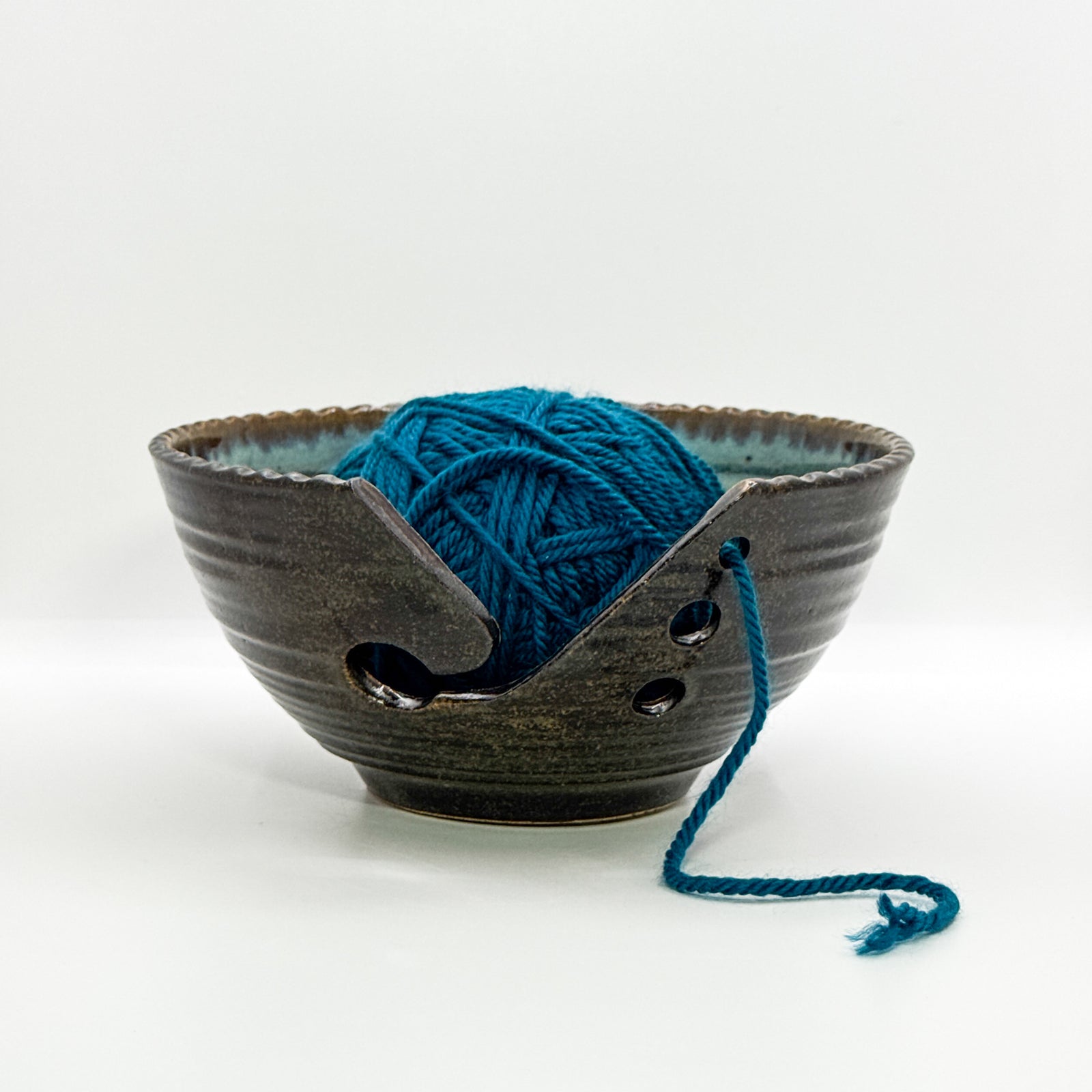 Yarn Bowl in Turquoise